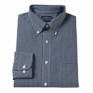 Mens Croft & Barrow Slim-Fit Long Sleeve Shirt